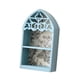 thumbnail image 2 of Porta perfumes de madera, organizador de barra de café de 2 niveles, para montar en la pared, para mostrador. Azul, 2 of 9