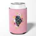 thumbnail image 2 of Carolines Treasures CK4163CC Newfoundland Pink Flowers Can or Bottle Hugger Can Hugger multicolor, 2 of 5