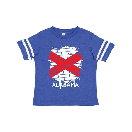 

Inktastic Graffiti Alabama State Flag Gift Toddler Boy or Toddler Girl T-Shirt