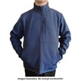 thumbnail image 1 of Chamarra George Talla EG Ligera con Cierre Azul Marino, 1 of 3