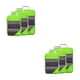 thumbnail image 2 of Ounissouiy 3 paquetes/lote de equipaje limpio y ordenado con estos cubos de embalaje que ahorran espacio almacenamiento comprimido para maletas Type3 NO3, 2 of 6