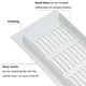 thumbnail image 3 of Rejilla de Ventilacia de Aire, Cubierta de Ventilacia de Aire Rectangular, 2 Piezas Rejilla de Ventilación de Ventilación Placa de Ventilación Rectangular de Aleación de, 3 of 7