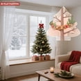 thumbnail image 4 of Stylish Metal Hanging Christmas Tree Wind Spinner - Festive Garden Decoration with Pinecone and Ornament Design for Yard, 4 of 7