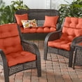 thumbnail image 6 of Greendale Home Fashions Outdoor 44'' x 22'' High Back Chair Cushion, Rust, 6 of 7