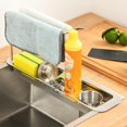 thumbnail image 2 of Lefu Kitchen Sink Organizer Telescopic Storage Shelf Drainer Rack Soap Sponge Towel, 2 of 9