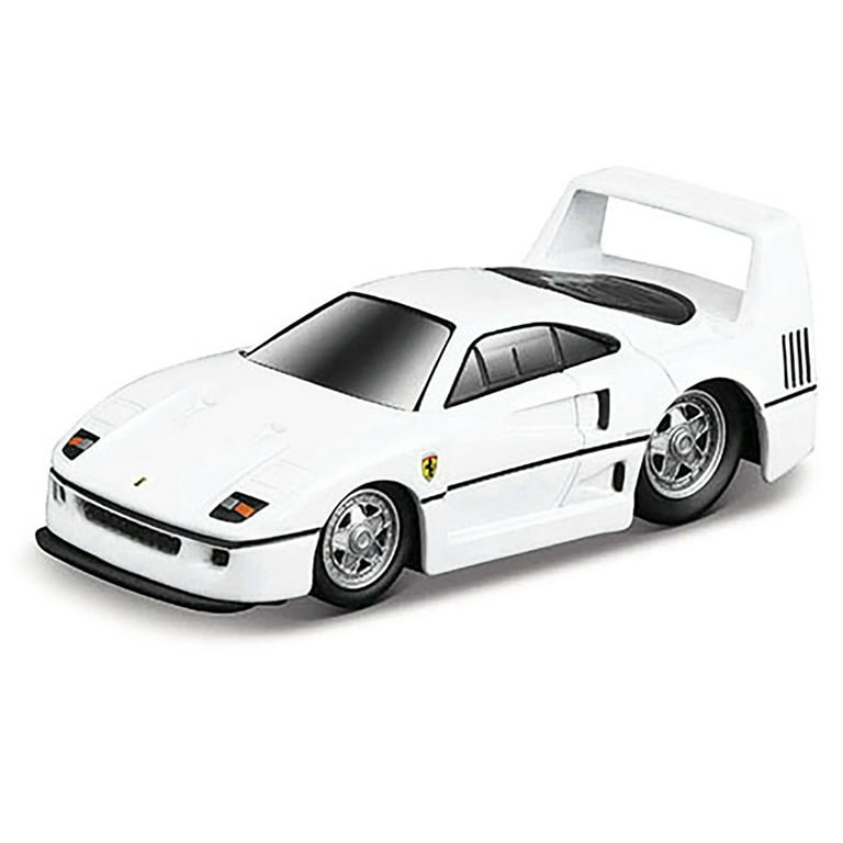 Ferrari F40 White 1 64 Diecast Model Car by Muscle Machines