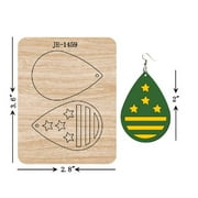 Earring Diy Craft Scrapbook Wooden Cutting Die Making Decor Supplies Dies Template Suitable For Common Die-Cutting Machines