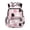 Pink Cat Paw Pattern, variant on Chririnla Sports Balls Pattern Kids School Backpack with Soft Padded Lightweight School Bag, Front Pocket 17 Inch Bookbag for Back to School Casual Travel