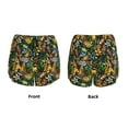 thumbnail image 3 of Daiia Hawaiian Culture Symbols Pattern Women's 2 in 1 Running Shorts - Lightweight Athletic Workout Gym Yoga Shorts Liner with Phone Pockets-Small, 3 of 7