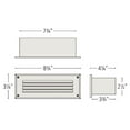 thumbnail image 4 of Hardy Low Voltage Landscape Louvered Brick Light 8.75 inches Wide By 3.25 inches High-Bronze Finish-Led Lamping Type Bailey Street Home 81-Bel-4528744, 4 of 5