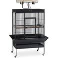 thumbnail image 1 of Prevue Wrought Iron Parrot Cage, Black, 1 of 9