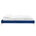 thumbnail image 4 of Modway Sutton Full Performance Velvet Bed Frame in Navy, 4 of 10