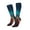 2 Black-2, variant on Women Crew Soft Moisture-wicking Socks Celestial Stag Cosmic Glow Pattern Design Cotton Socks, One Size fit All