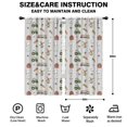 thumbnail image 2 of Blackout Kids Curtains,Cartoon Tractors Windmills Gray Pattern Childrens Insulated Curtains Set Of 2,Bedroom Essentials,Toddler Room Decor 42"x84", 2 of 5