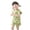 #01-Green, variant on Girls Clothes Size 5, Toddler Boys Girls Short Sleeve Floral Prints Tops T Shirt Shorts Casual Outfits Girls Back To School Clothes