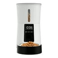 thumbnail image 2 of PATPET Timed Automatic Cat Feeders--4L Programable Dry Food Dispenser for Cats and Small Medium Dogs 6 Meals with Desiccant Bag Dual Power supply 10S Voice Recorder with Stainless Steel Bowl, 2 of 6