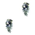 thumbnail image 4 of Maytalsory Wide Application Artificial Flower Realistic Appearance Low Maintenance haze blue 2Set, 4 of 6