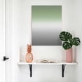 thumbnail image 4 of Canvas Wall Art Sage Green Canvas Art Print and Grey Ombre Color Gradient Pictures Wall Decor for Living Room Bedroom Artwork Decorations Stretched Framed Ready to Hang 11"x14", 4 of 9