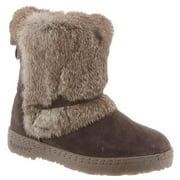 Bearpaw Women's Marie Snow Boots Brown Sheepskin 10 M