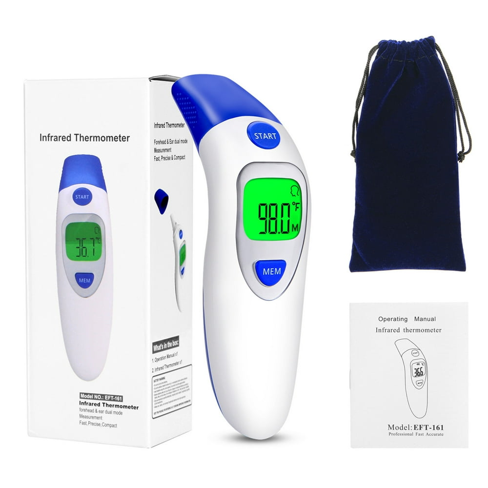 Fitnate Infrared Medical Forehead & Ear Thermometer Read FDA CE