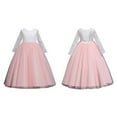 thumbnail image 5 of URMAGIC 3-13T Girl Long Sleeve Embroidery Princess Pageant Dresses Kids Prom Ball Gown Dresses, 5 of 5