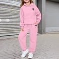 thumbnail image 3 of Tiijoy Little Boys Outfits Coconut Tree Print Pullover Hoodie Sweatpants Set, Sizes 2-13, 3 of 4