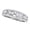 White Gold, variant on MauliJewels 0.48 CT Lab Grown Diamond Wedding Band for Women, Round Cut Stone Ring, F-G Color VS1 Clarity, 10K Rose White Yellow Gold Stackable Bridal Band