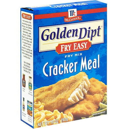 Golden Dipt Cracker Meal Seafood Fry Mix, 10 oz (Pack of 8)