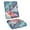 Blue_Color Leaf, variant on Moclever Rocking Chair Cushion, 2Pcs Polyester Fiber Filling Back and Seat Cushion with Non-Slip Ties for Indoor Outdoor, Navy Blue
