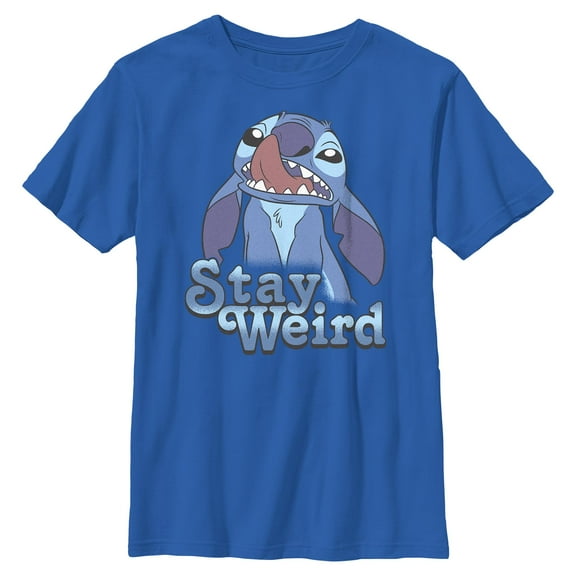 Boys Lilo & Stitch Stay Weird Nose Picker T Shirt