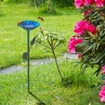 thumbnail image 3 of HengDidi Flower-Shaped Insect Drinker for Garden, Metal Safe Drinking Water Source for Bees and Butterflies, Decorative Addition with Height Adjustment, Support Pollinators Easy Setup, 3 of 6
