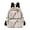 Different Wildflower, variant on Mini Backpack Purse for Women Quilted Casual Daypack Small Travel Shoulder Bag, Alpaca Llama Animal Faces