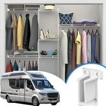 Heavy Duty Wall Mounted Wire Shelf Bracket for Closets - 1 Pack of Support Brackets with Included Screws - Ideal for Organizing Storage Solutions