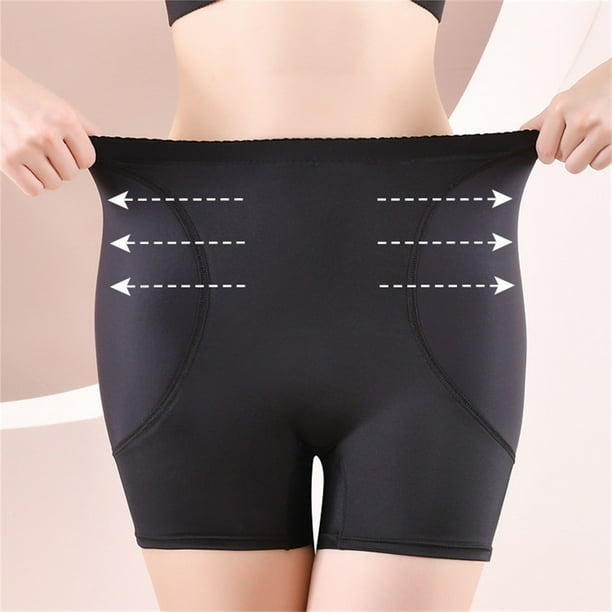 Ropa interior moldeadora para mujer, con relleno de esponja y realce de cadera, transpirable y cómoda.