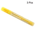 thumbnail image 3 of Uxcell Liquid Chalk Marker Pen Flash Line Drawing Highlighter Pen Dark Yellow 3 Pack, 3 of 6