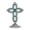 Light Blue, variant on Symbols Of Faith Octagon Stone Cross Tabletop Stand