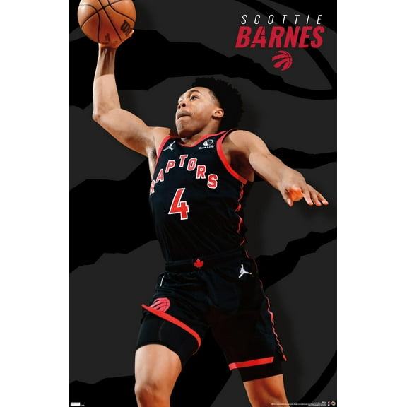 NBA Toronto Raptors - Scottie Barnes 22 Wall Poster, 22.375" x 34"