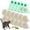 White, variant on Austok 12 Pcs Cat Repellent Outdoor Indoor Natural Kitten Deter Essential Oil Ball Natural Extract Essential Oil Anti Cat Scratch for Furniture Keep Pet Off Yard Garden Lawn Plant Trash Can