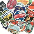 thumbnail image 2 of Wholesale 55Pcs Different Styles Vintage International PVC Stickers Skateboard Decals Waterproof, 2 of 9