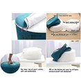 thumbnail image 3 of Pouf Rond Tabourets Confortables Ottoman Coussin de Sol Repose-Pieds Mobile Lavable pour Salon, 3 of 5