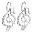 thumbnail image 5 of KAJNBN 2Pcs Ladies Brooch Silver Music Note Pin for Women Casual Wear, 5 of 7