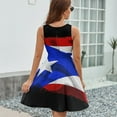 thumbnail image 6 of PUERTO RICAN FLAG by Solomaskx Sleeveless Dress Women Summer Evening Dresses Ladies Sundress, 6 of 7