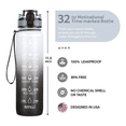 thumbnail image 3 of Botella De Agua Deportiva Malubero A Prueba De Fugas 32 Oz Negro Degradado Libre de BPA y TOXINAS, 3 of 3
