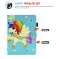 thumbnail image 3 of Dteck Folio Case for iPad Air 4th 10.9”2020 / iPad Pro 11 3rd 2021/ 2020 /2018, Cute Pattern PU Leather Credit Card Holder Case Multi-angle Stand Protective Cover Auto Wake Sleep, 14# Star Horse, 3 of 8