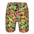 thumbnail image 3 of Pofeuu Berries And Citrus Prin Men's Swim Trunks Quick Dry Bathing Suit Swimming Board Shorts Mesh Lining Beach Swimwear-X-Large, 3 of 6