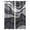 Black Gray White, variant on Orange Navy Blue Ombre Blackout Curtains for Bedroom, Abstract Beach Waves Gradient Room Darkening Window Drapes for Living Room, Thermal Insulated Grommet Curtains, 52x84 inch, 2 Panels