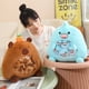 thumbnail image 4 of New Capybara Shark Shaped Snack Bag Plush Toys Super Soft Cartoon Squishy Pillow Funny Food Dolls Birthday Gifts Room Decor, 4 of 5