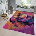 thumbnail image 3 of Monkey Rug & Home Decor-Cool Gorilla Black Area Rugs-Animal Monkey Rug Carpet Durable & Non-Slip Modern Rugs for Living Room Bedroom Man Cave Decorative-O67YY, 3 of 7