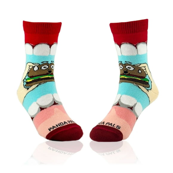 Chaussettes Hamburger Savoureuses de the Sock Panda (3 à 7 Ans)