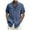 Blue, variant on Odeerbi Mens Shirts Cotton Shirts Fashion Vacation Solid Color Cotton Linen Double Pocket 2025 Casual Short Sleeves Beige